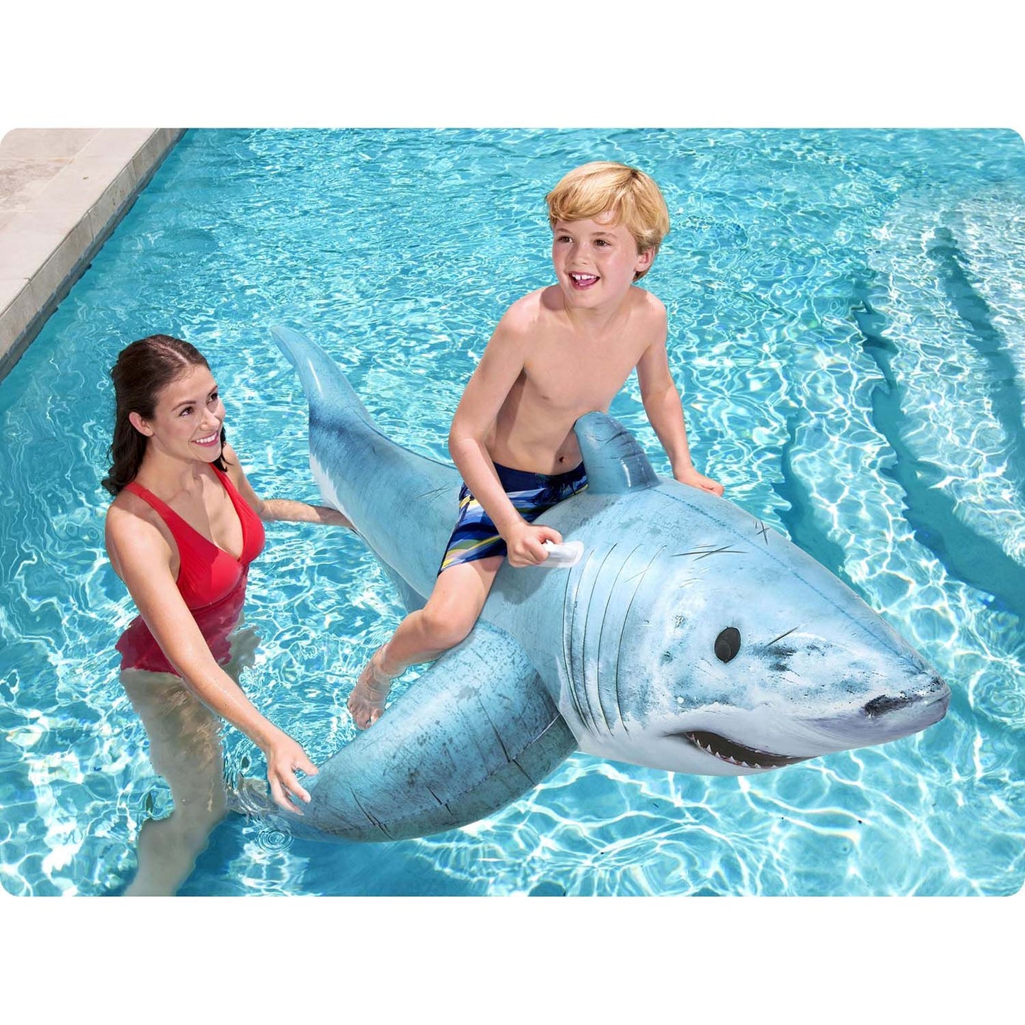 Shark inflatable mattress 183 x 102 cm Bestway 41405