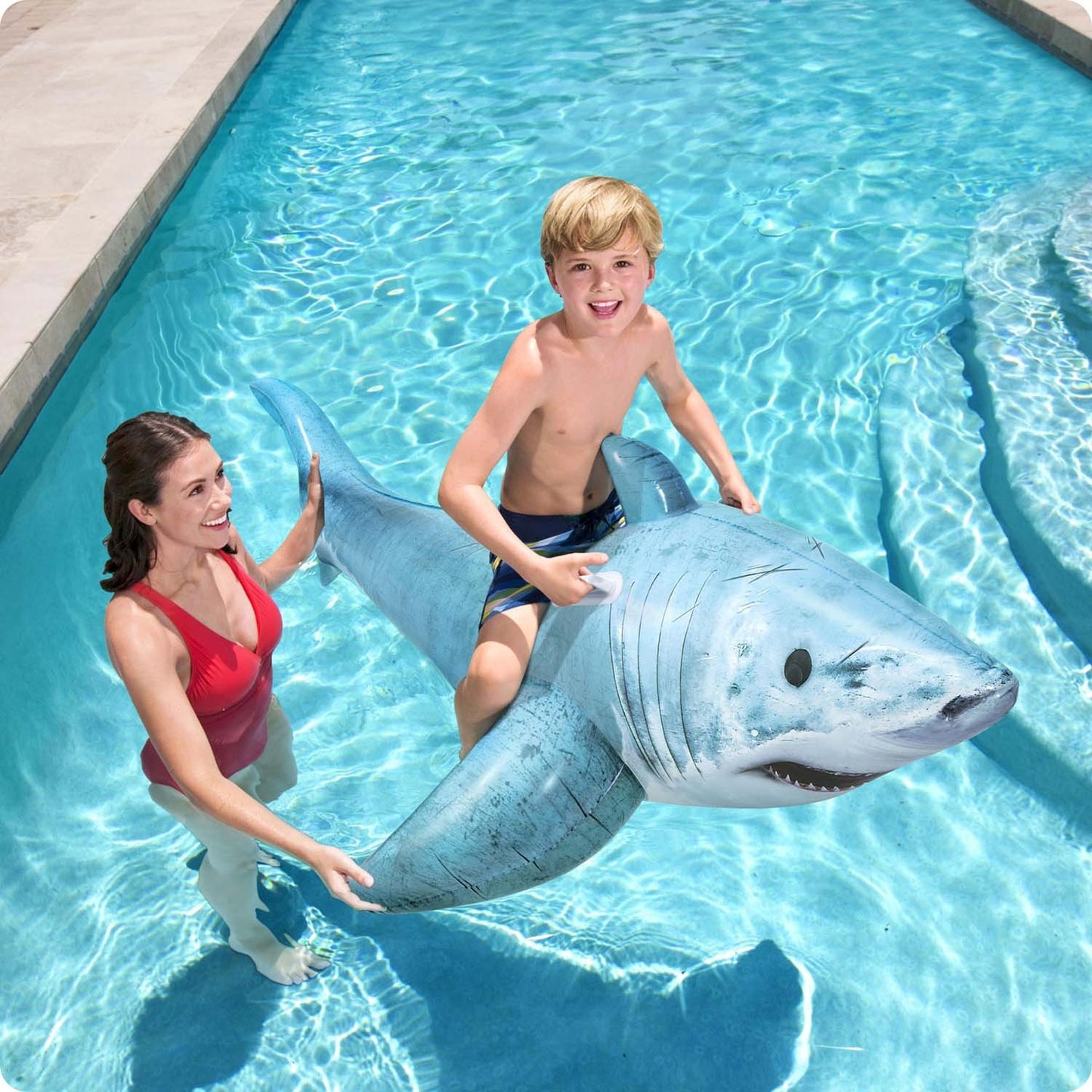 Shark inflatable mattress 183 x 102 cm Bestway 41405