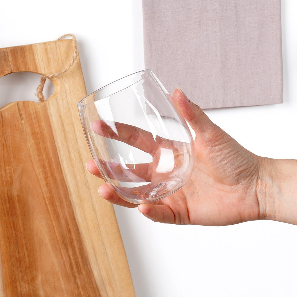 Shatterproof plastic glass 450 ml