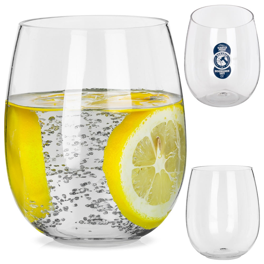 Shatterproof plastic glass 450 ml