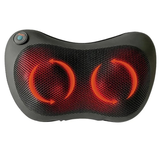 Shiatsu Massage Pillow, Dual Heat Therapy, Black