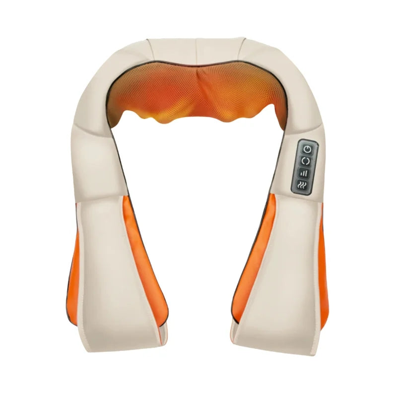 Shiatsu Neck & Shoulder Massager with Heat, Beige