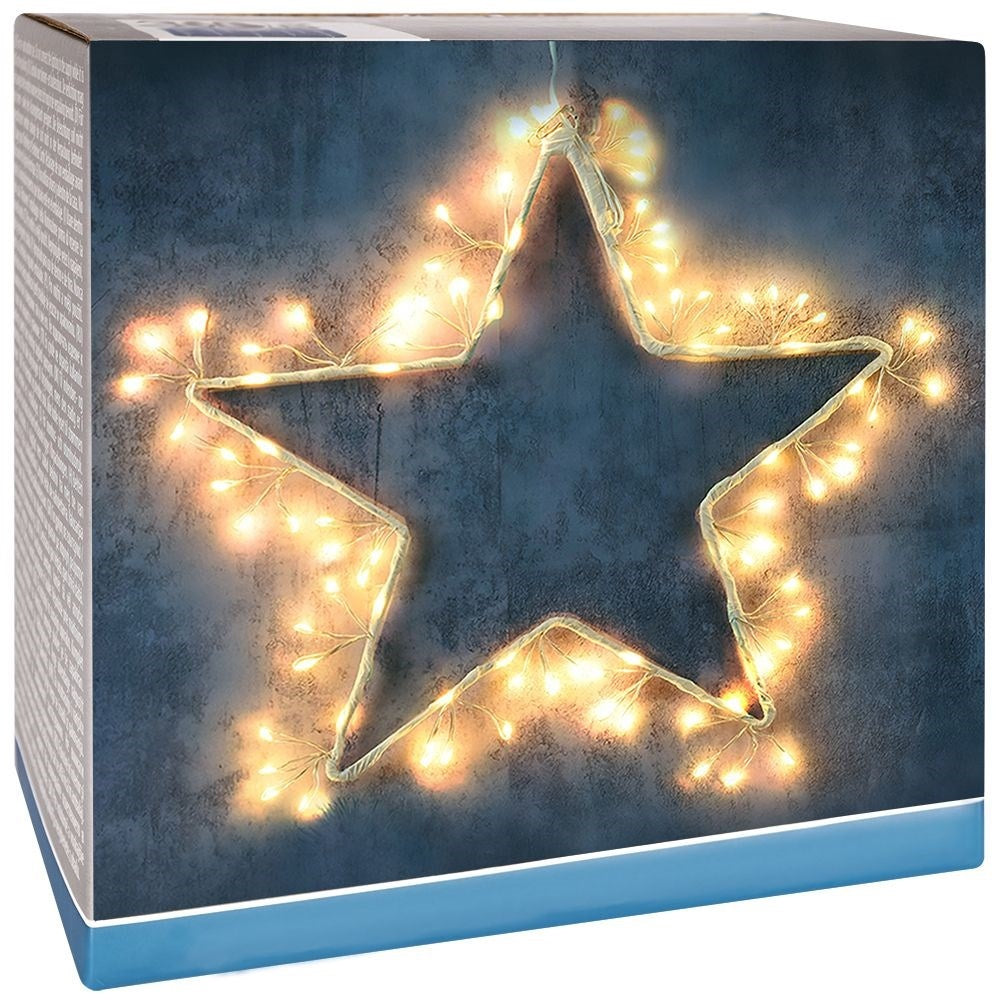 Shining star with 80 LED lights for the Christmas holiday