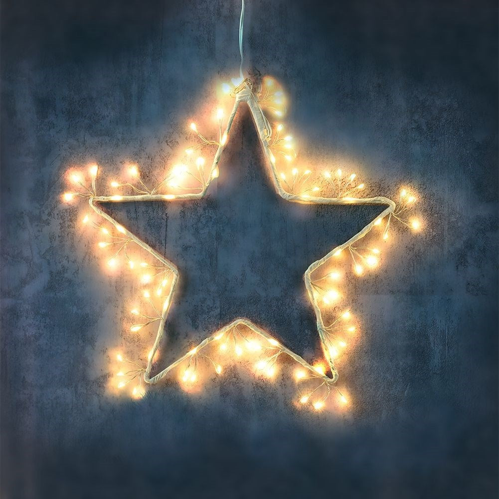 Shining star with 80 LED lights for the Christmas holiday