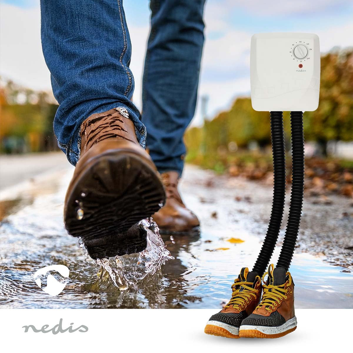 Shoe Dryer with Timer, 250W, Overheat Protection