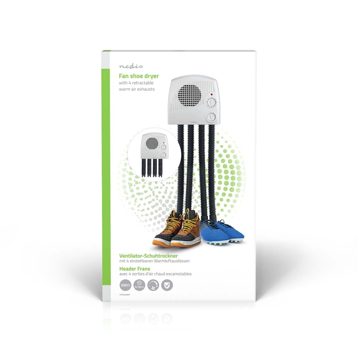 Shoe Dryer with Timer, 350W, Overheat Protection