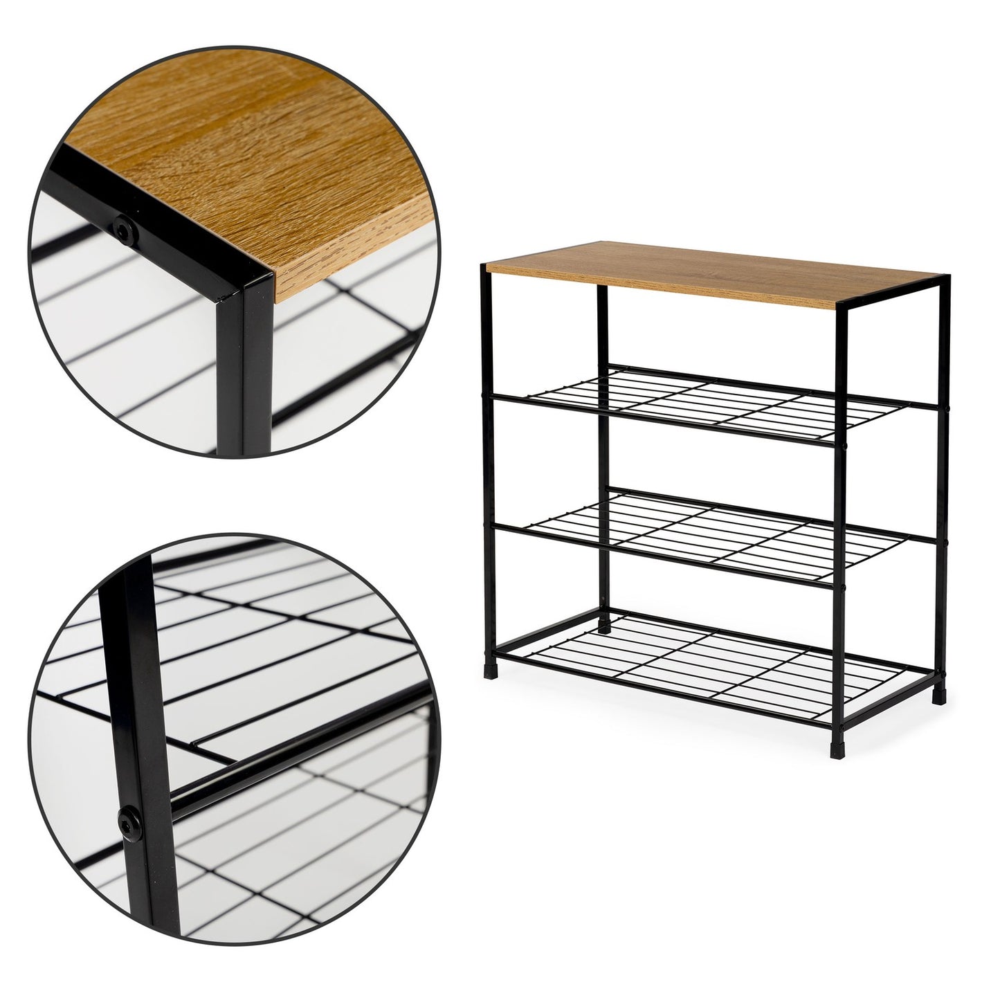 Shoe cabinet, stand, shelf, loft, 3 levels