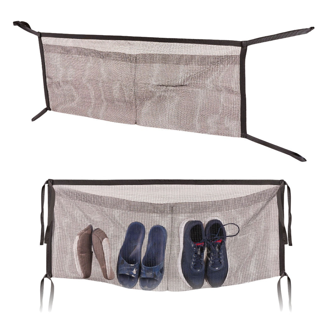 Shoe net bag for trampoline