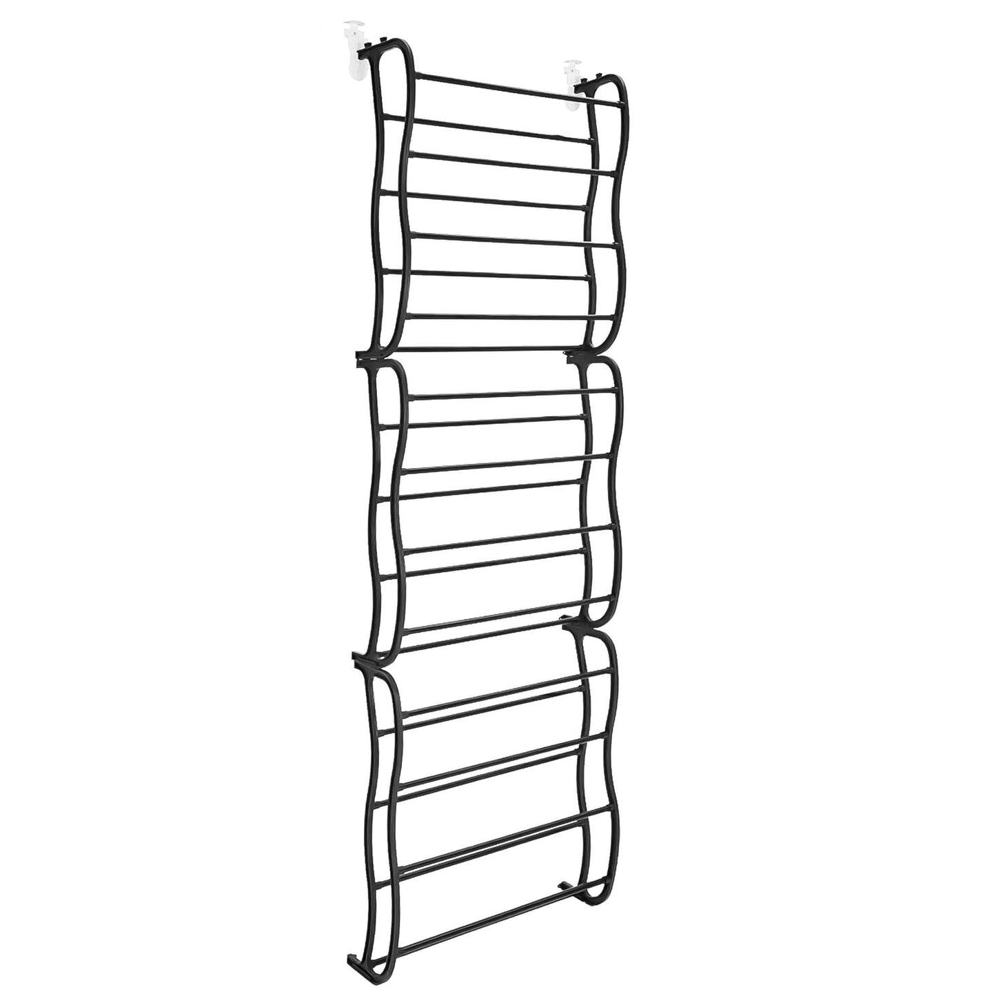 Shoe organizer hung on the door - shoe ladder