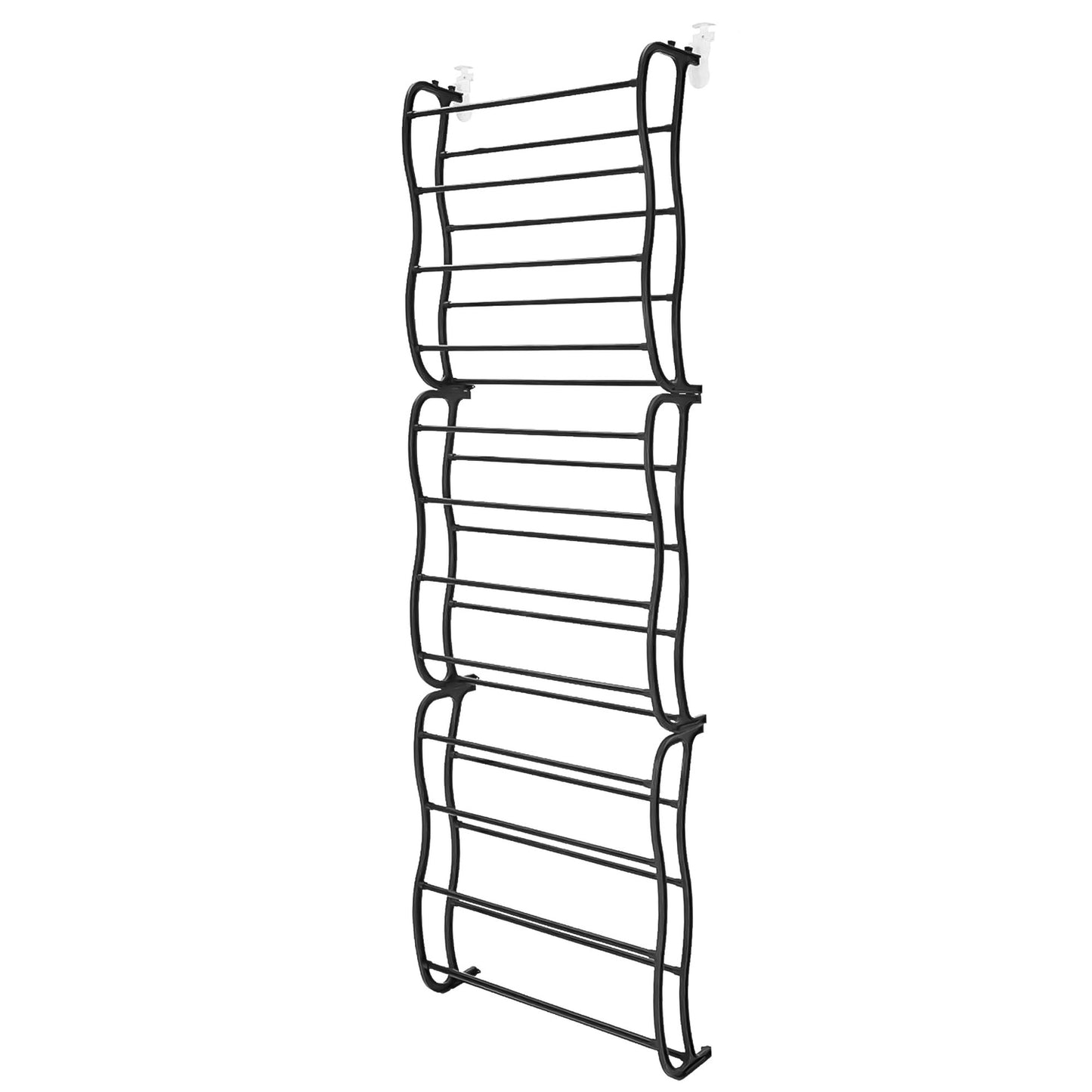 Shoe organizer hung on the door - shoe ladder