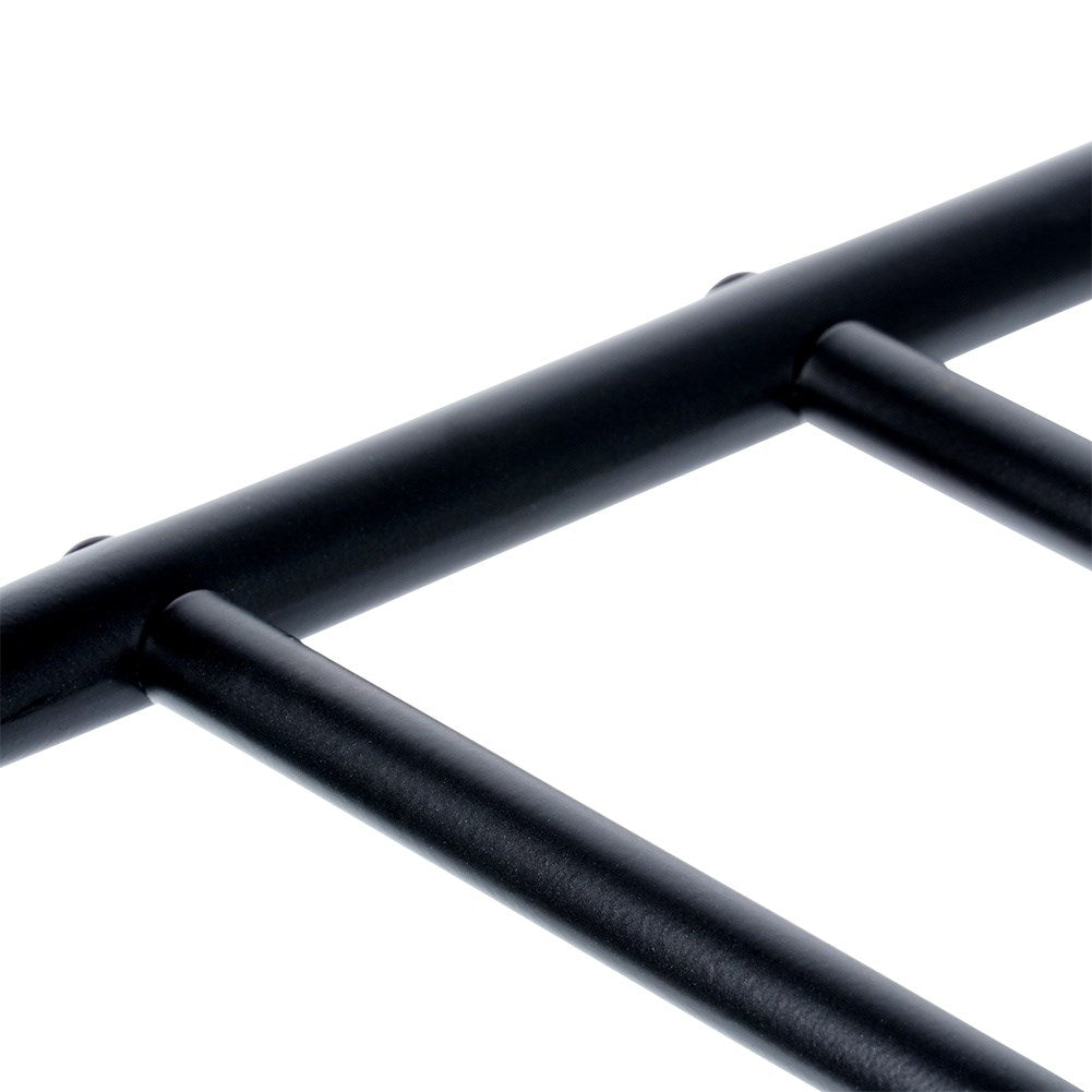 Shoe rack metal black 3-level 63x28x60 cm
