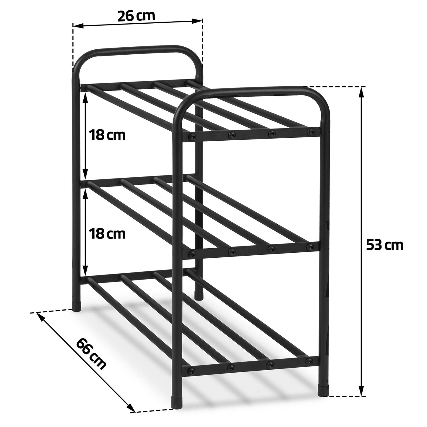 Shoe shelf Massido MS-868