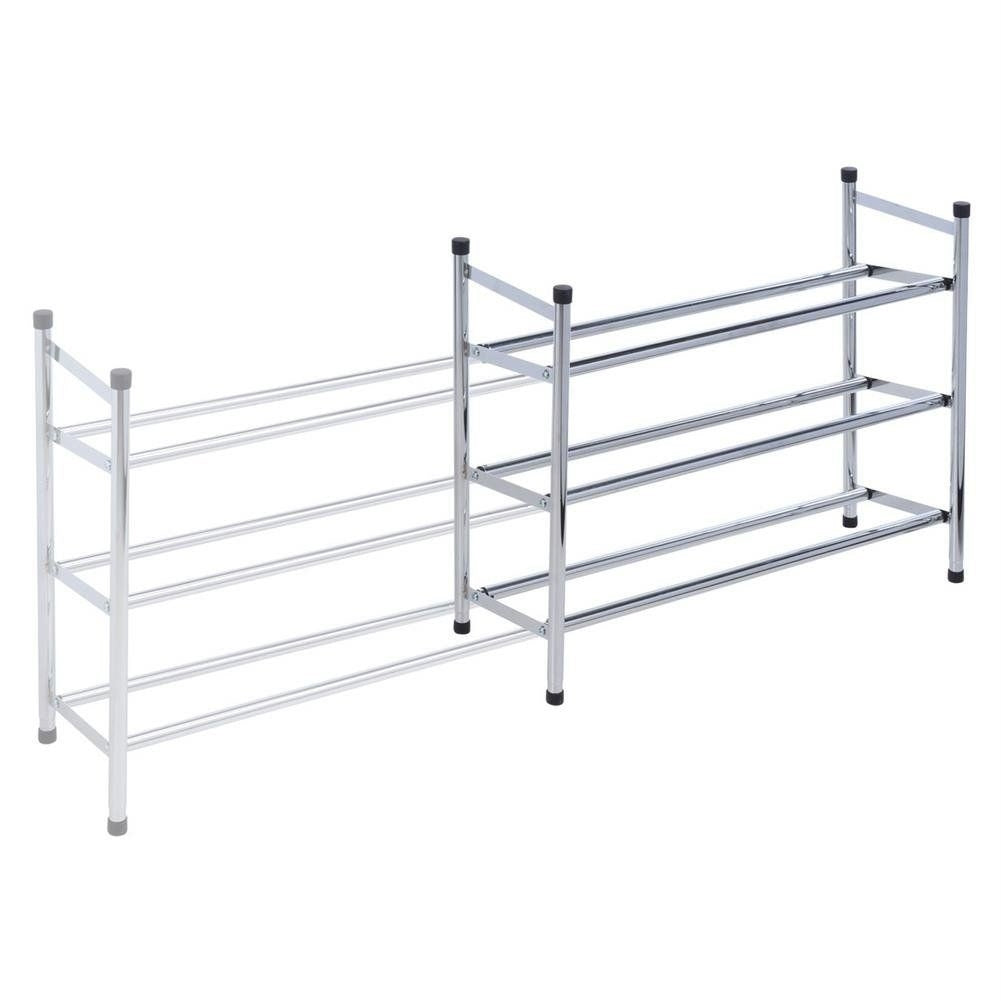 Shoe shelf with 3 levels for easy and practical organization