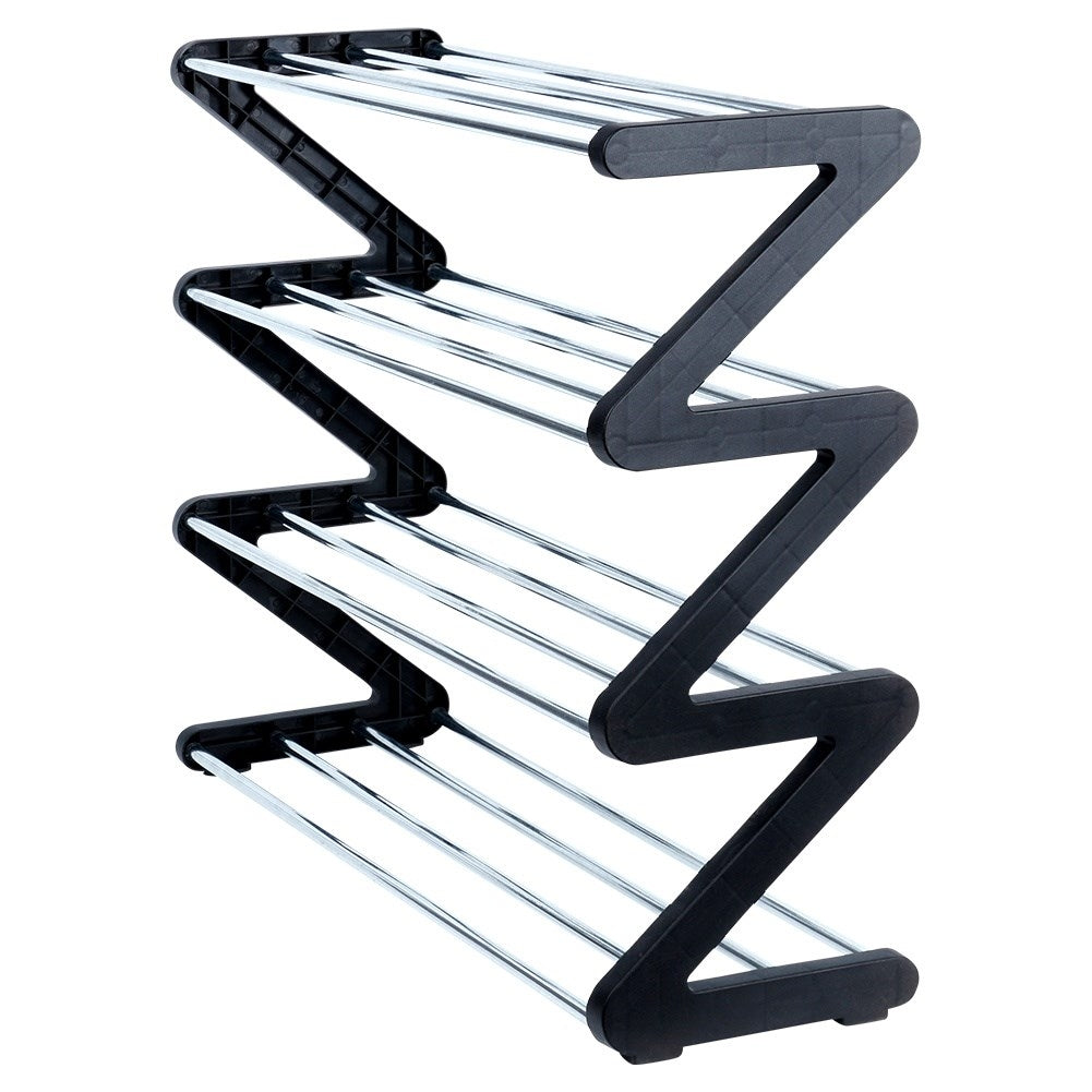 Shoe shelf with 4 levels for optimal shoe storage