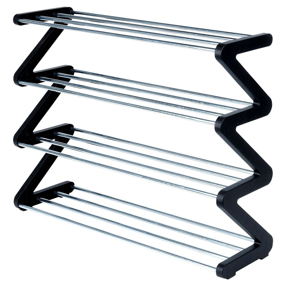 Shoe shelf with 4 levels for optimal shoe storage