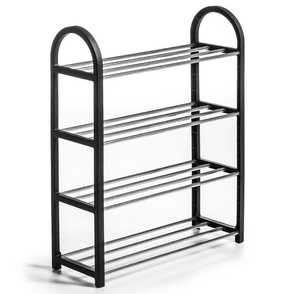 Shoe shelf with four levels for optimal storage