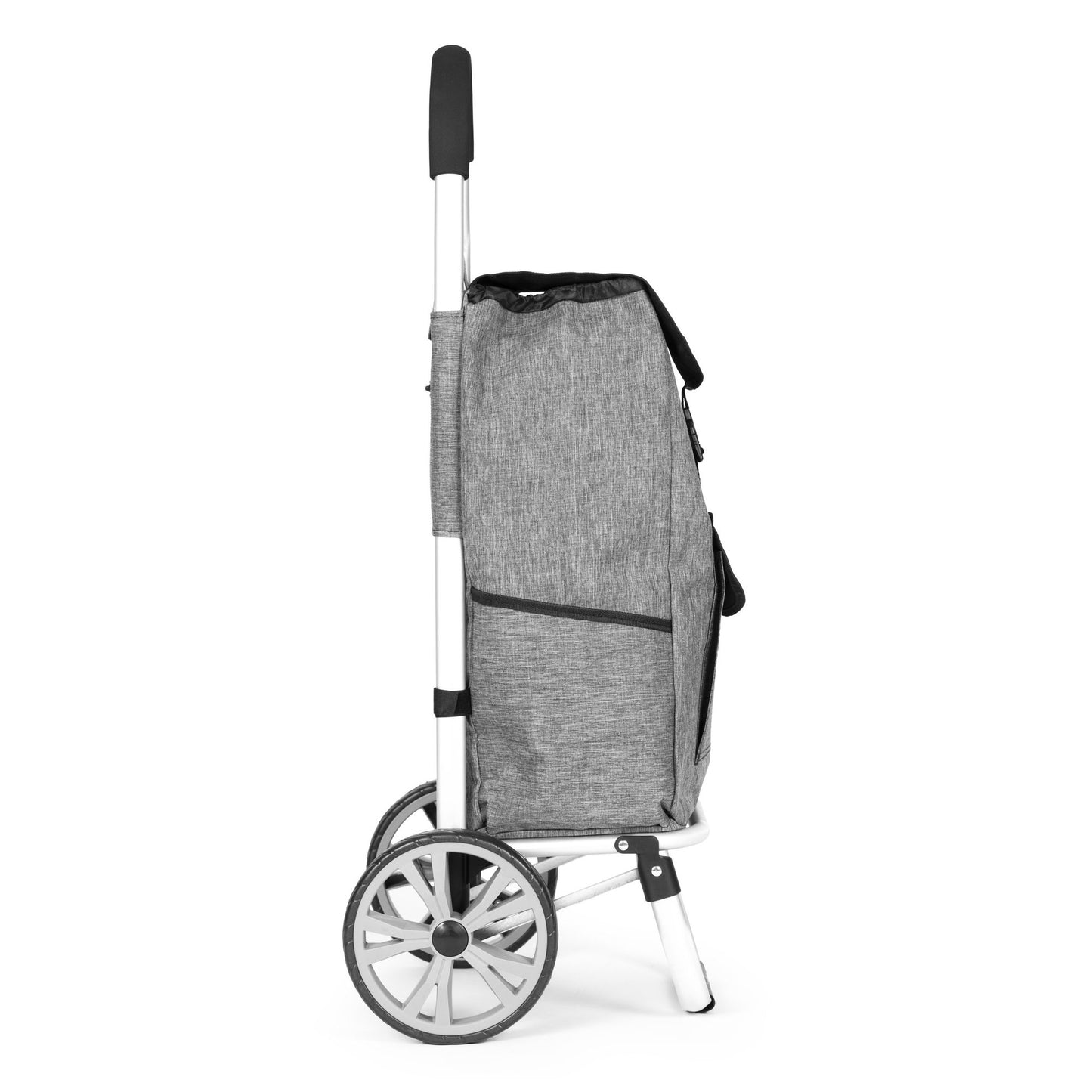 Shopping Trolley 33L, Large Wheels, Extra Pockets