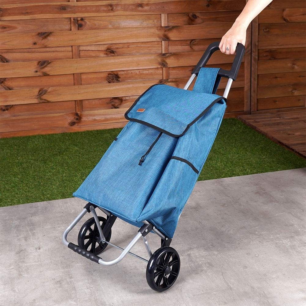 Shopping bag on wheels - Light, large capacity 30 kg