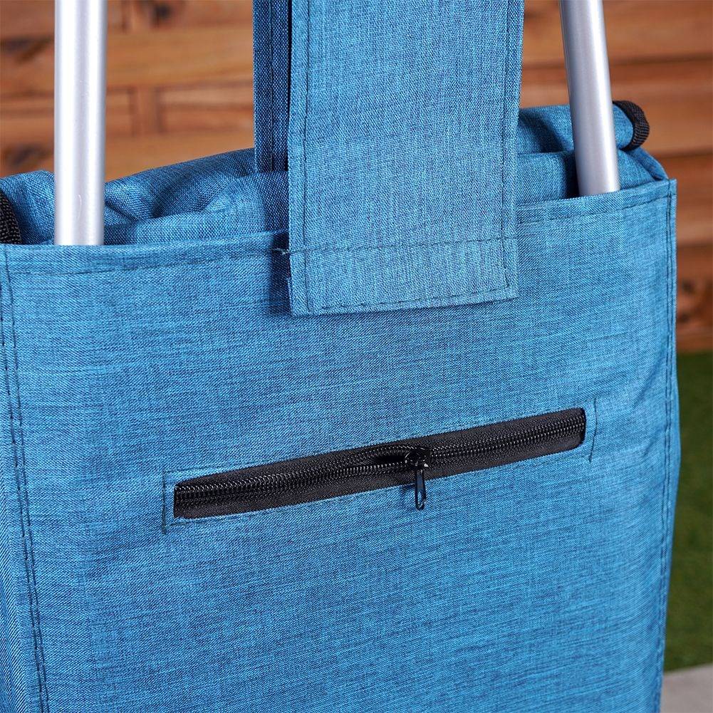 Shopping bag on wheels - Light, large capacity 30 kg