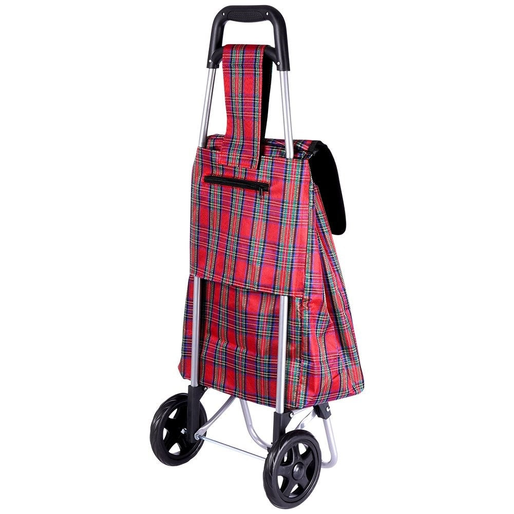 Shopping bag on wheels, easy to use, load capacity 20 kg