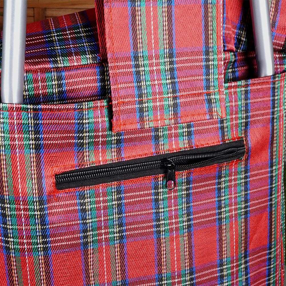 Shopping bag on wheels, easy to use, load capacity 20 kg