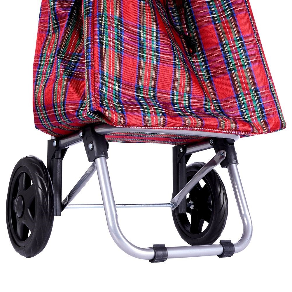 Shopping bag on wheels, easy to use, load capacity 20 kg