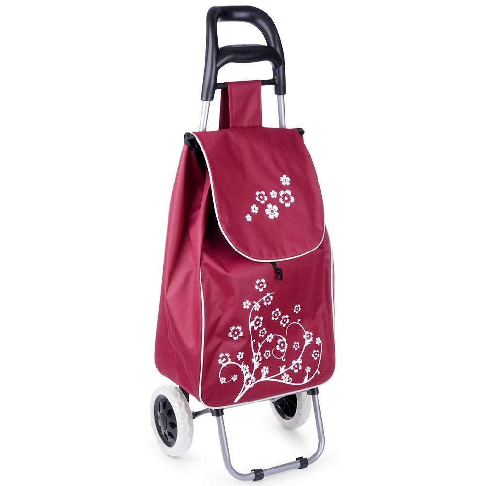 Shopping bag on wheels with large capacity, easy to use