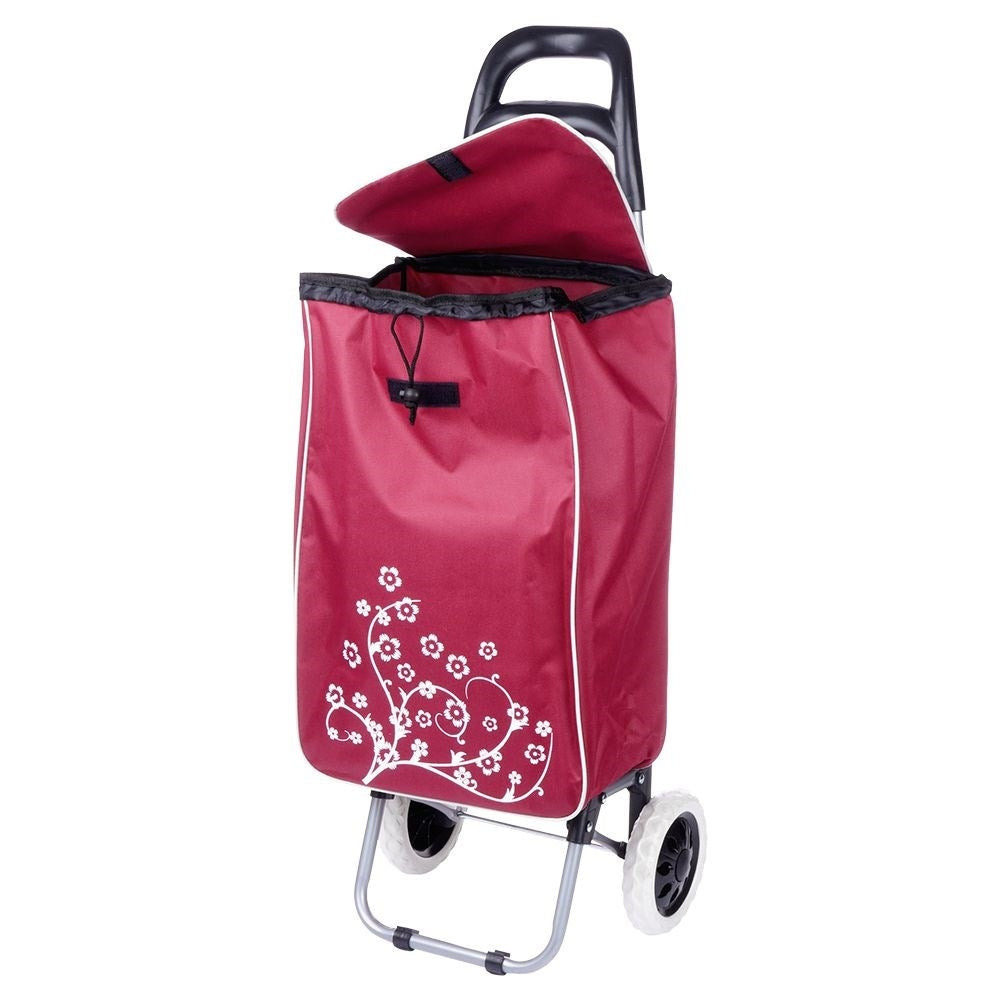 Shopping bag on wheels with large capacity, easy to use