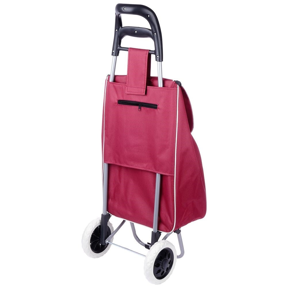 Shopping bag on wheels with large capacity, easy to use
