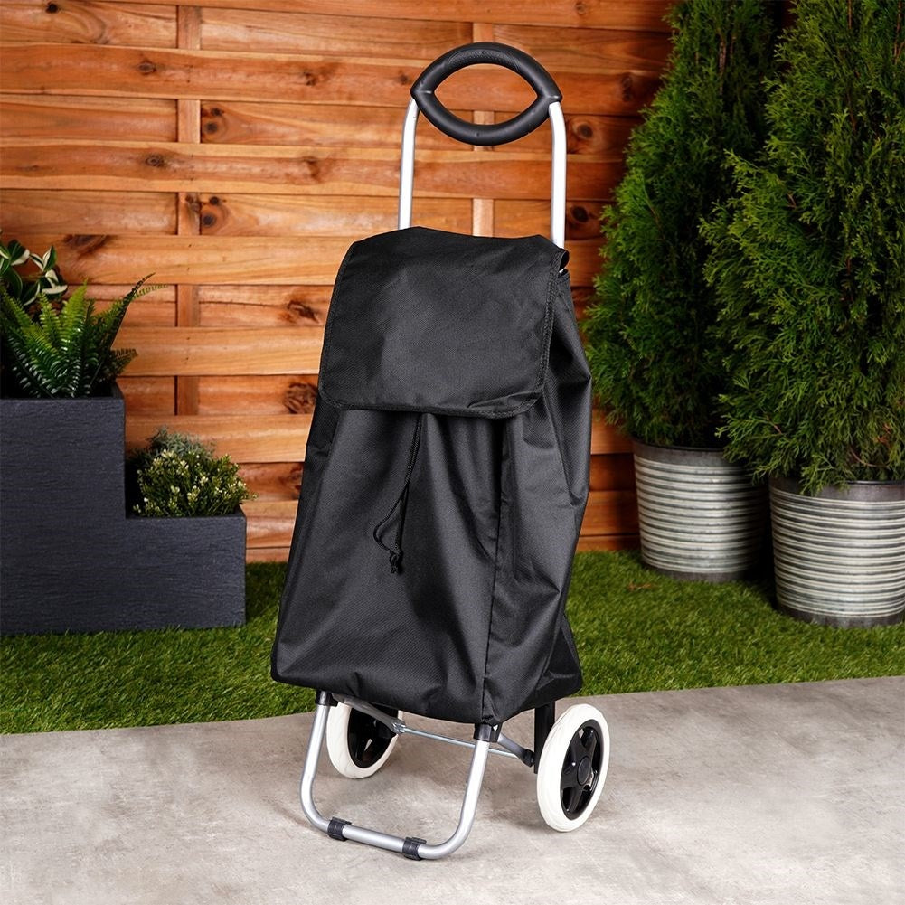 Shopping bag with wheels, large capacity, easy to use