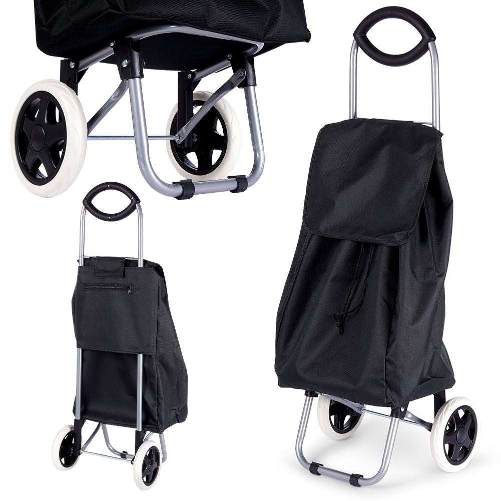 Shopping bag with wheels, large capacity, easy to use