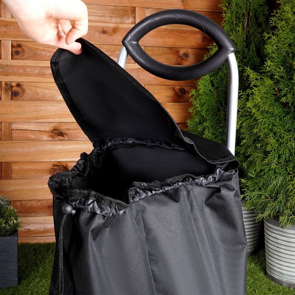 Shopping bag with wheels, large capacity, easy to use
