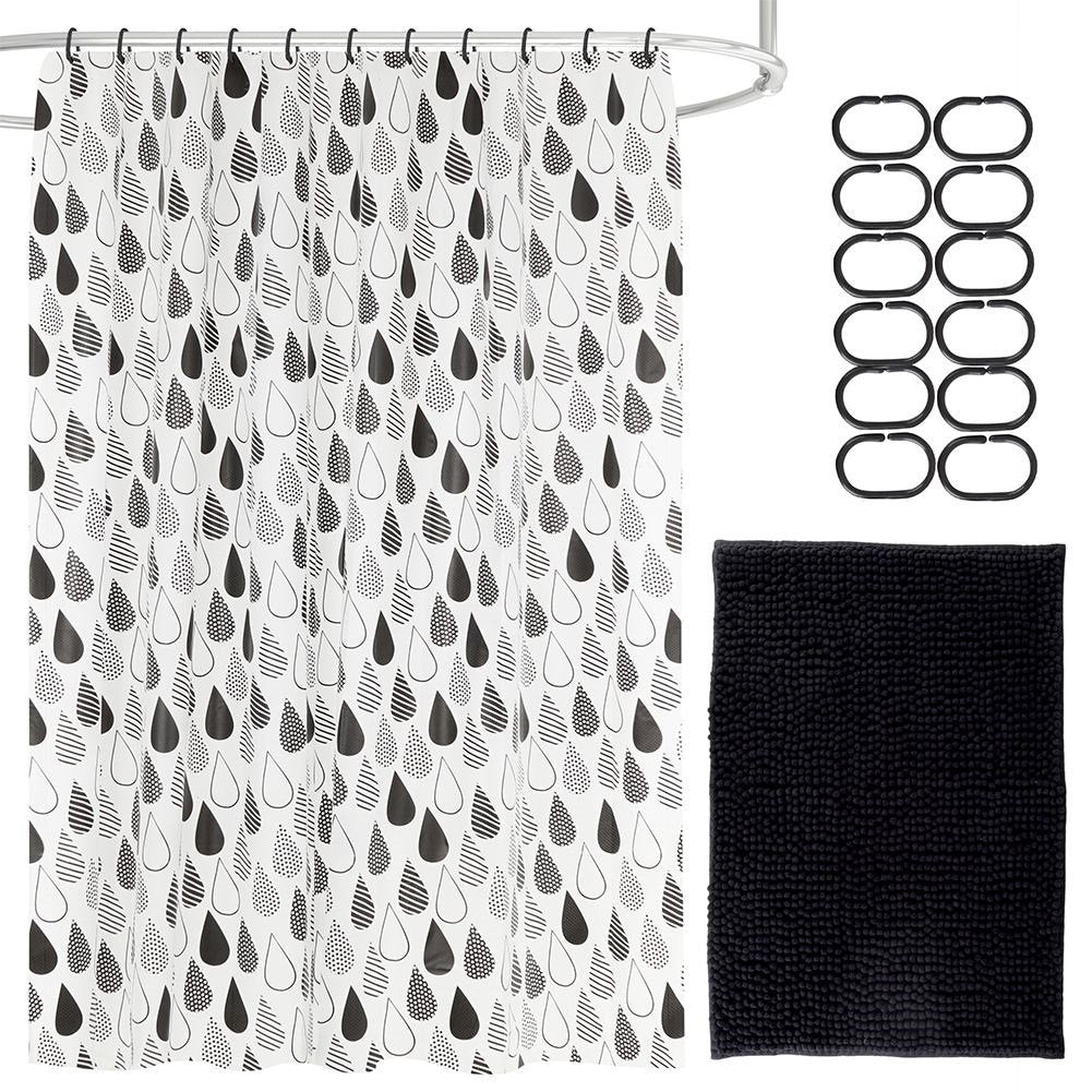 Shower Curtain & Bathroom Rug: Water Protection & Privacy