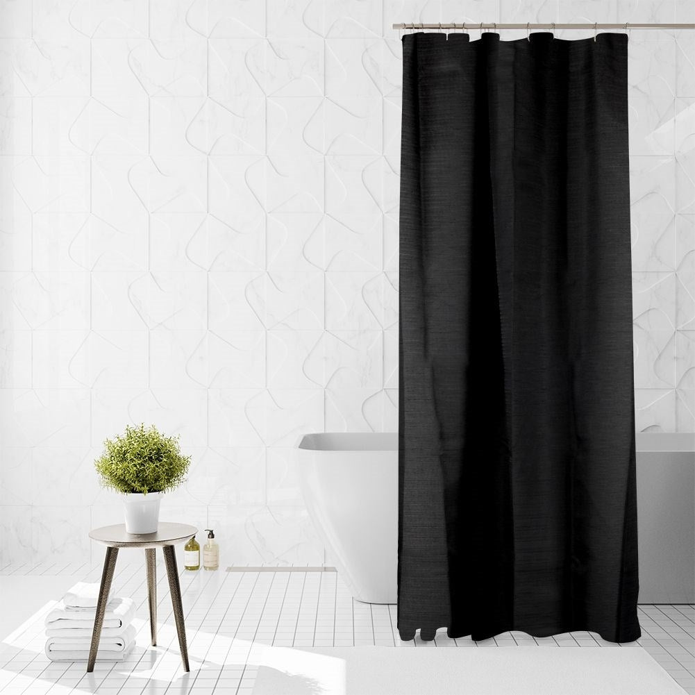 Shower Curtain: Water Protection & Privacy, 12 Hooks Included