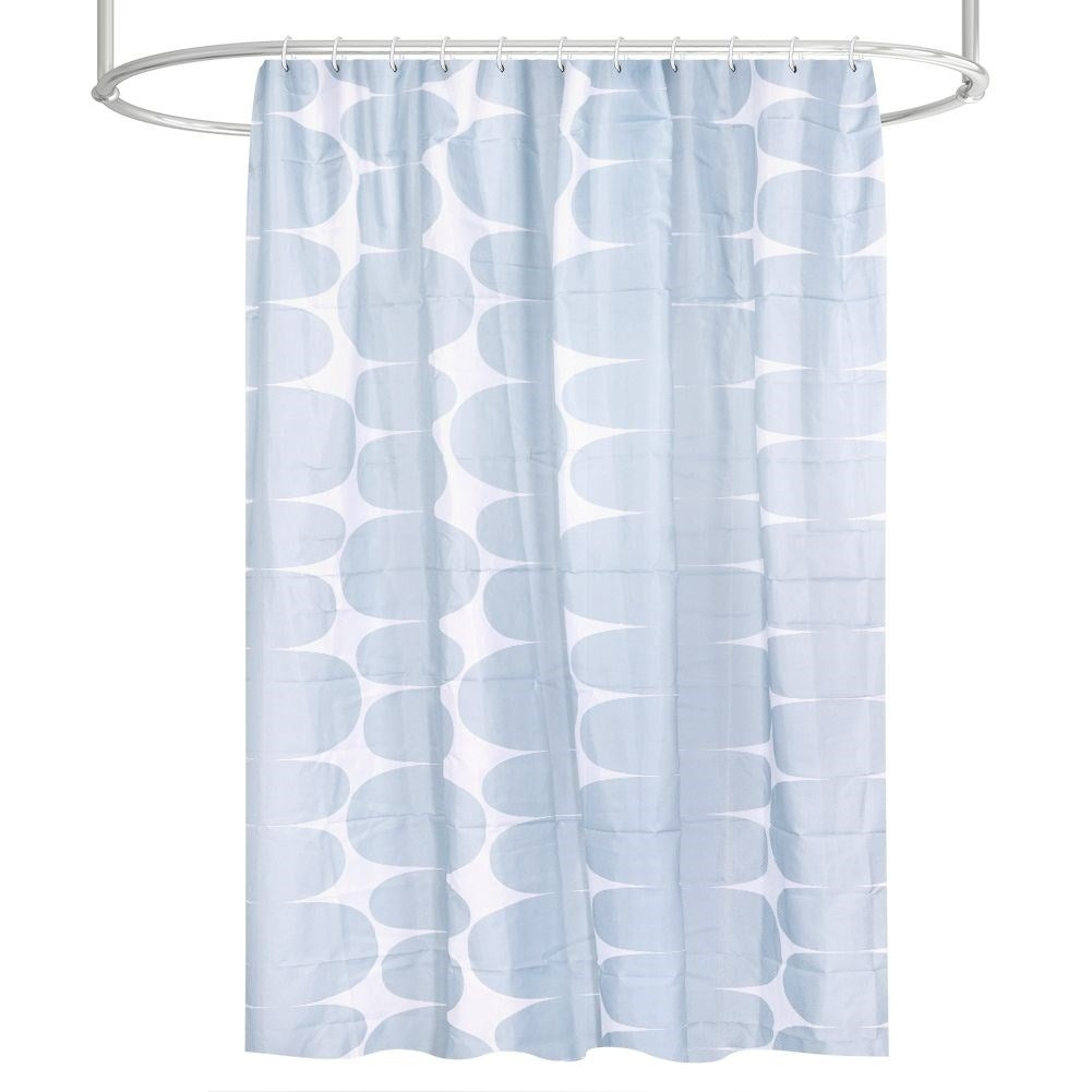 Shower Curtain: Water Protection & Privacy, Durable Material, 12 Hooks
