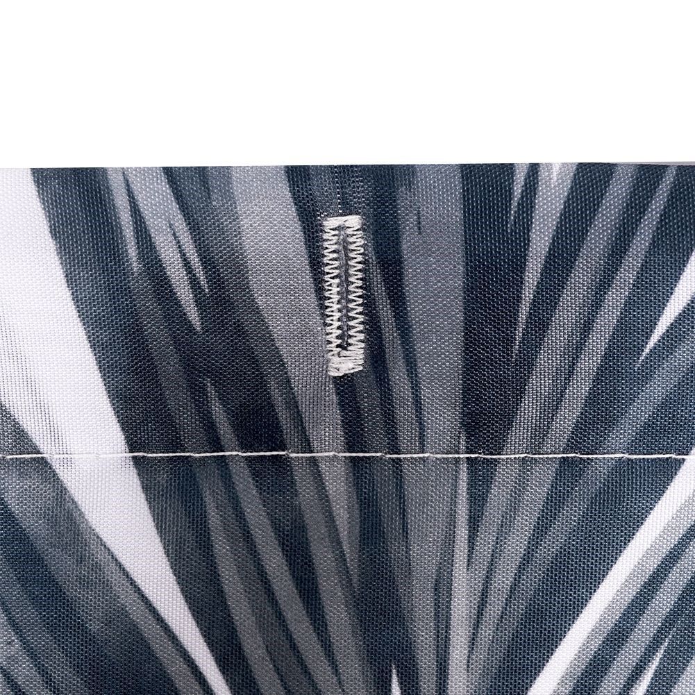 Shower Curtain: Water Protection & Privacy with 12 Hooks