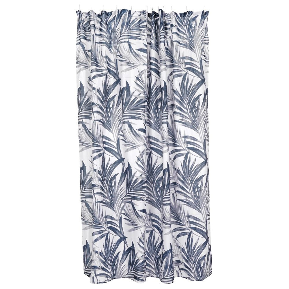 Shower Curtain: Water Protection & Privacy with 12 Hooks