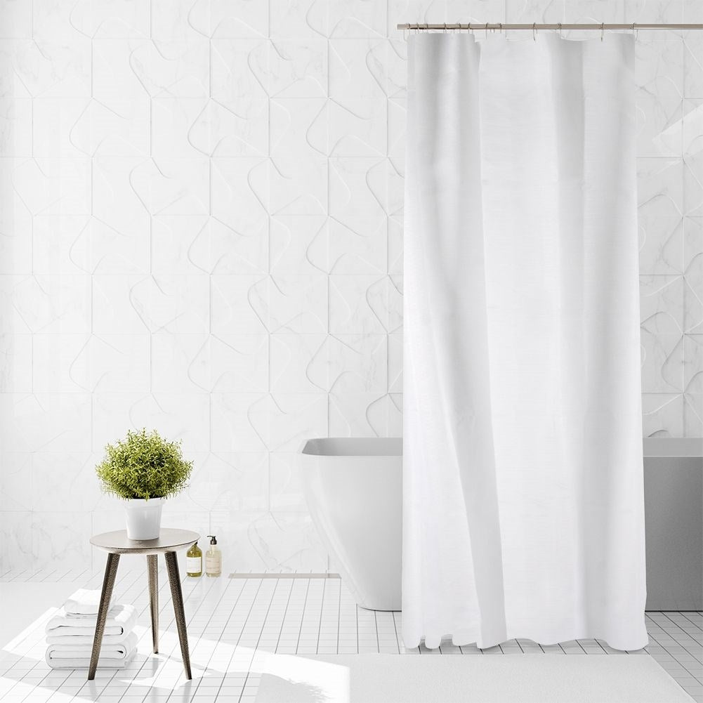 Shower curtain: Water protection, Privacy, Durable, 12 Hooks