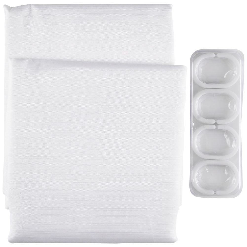 Shower curtain: Water protection, Privacy, Durable, 12 Hooks
