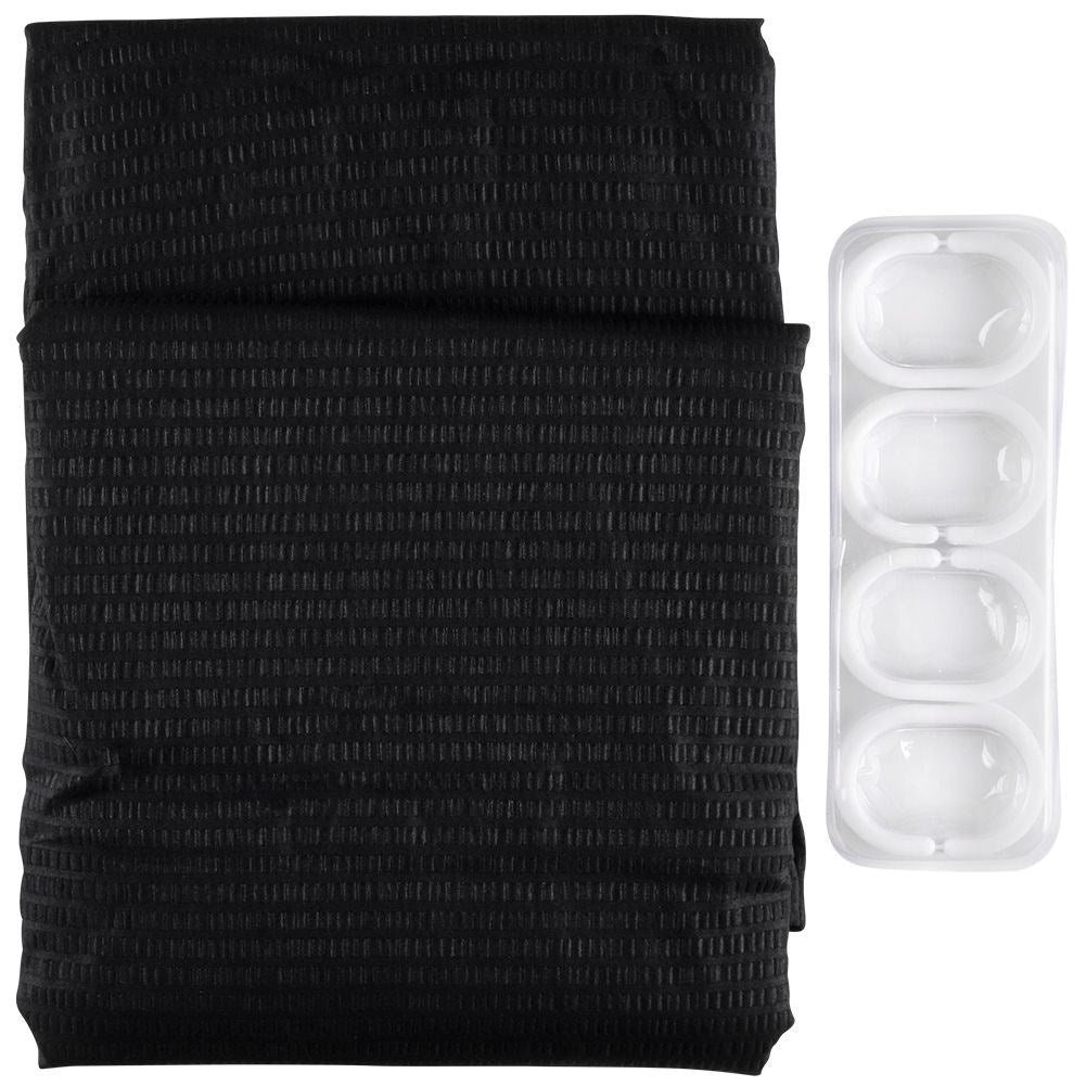 Shower curtain: Water protection, Privacy, Durable EVA, 12 Hooks