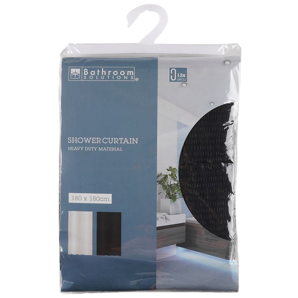 Shower curtain: Water protection, Privacy, Durable EVA, 12 Hooks