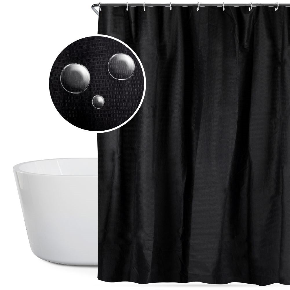 Shower curtain: Water protection, Privacy, Durable EVA, 12 Hooks