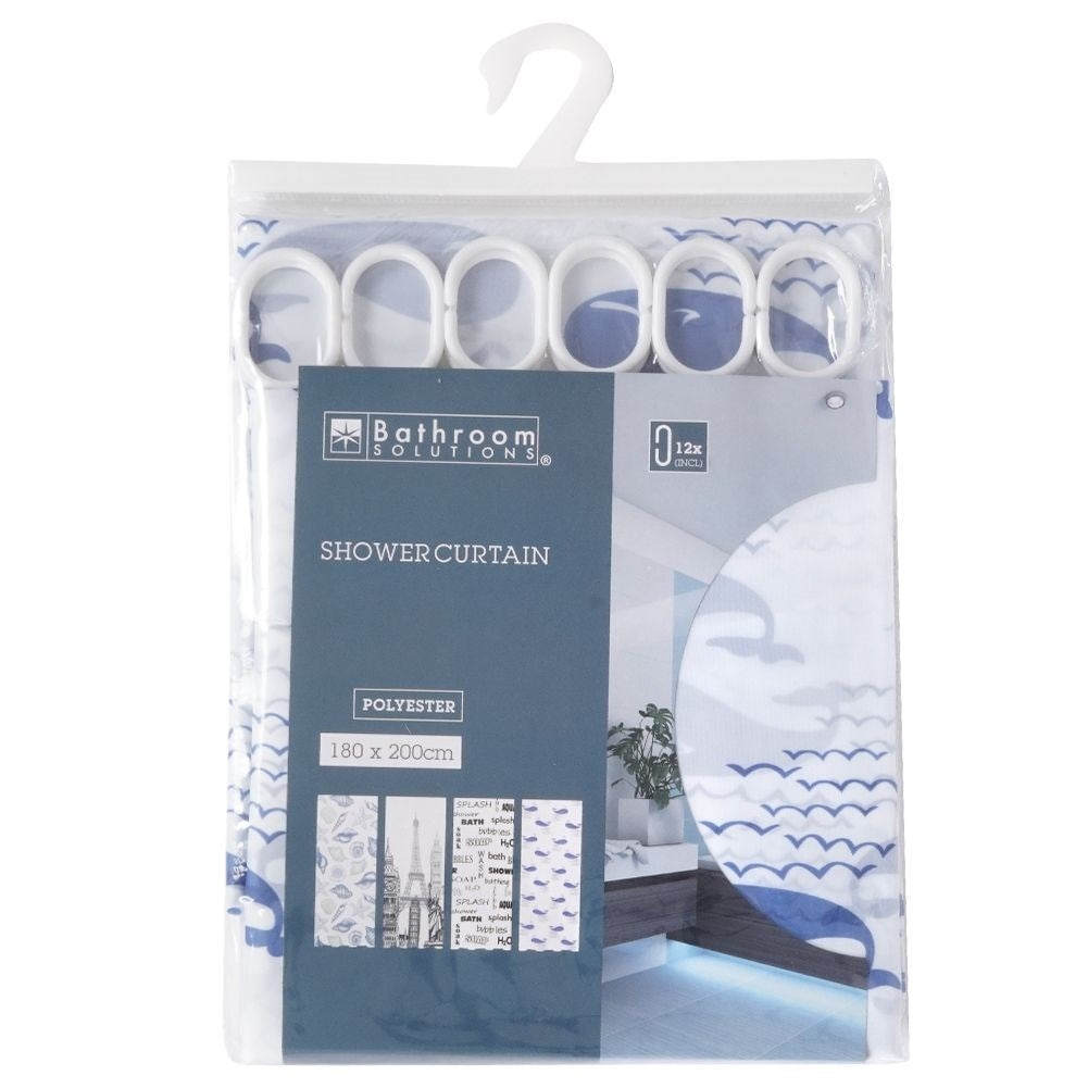 Shower curtain: Water protection and integrity with durable material