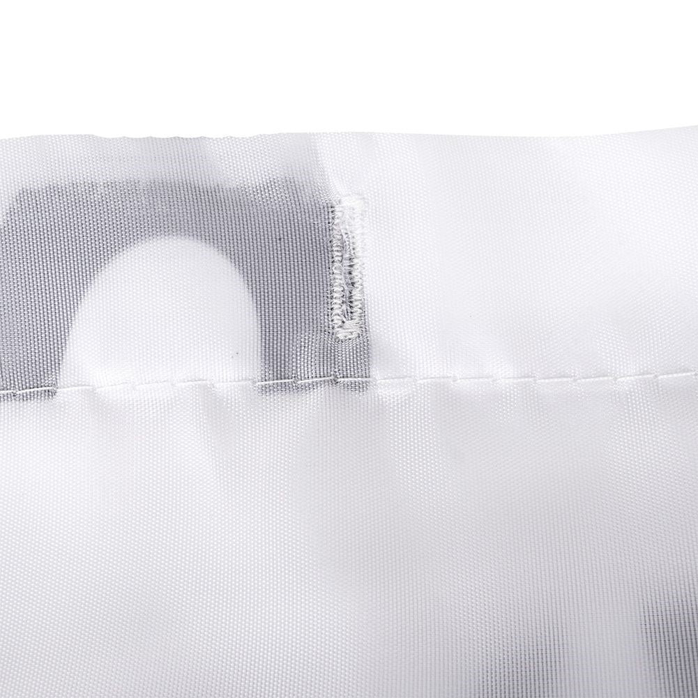 Shower curtain: Water protection, privacy, durable, 12 hooks