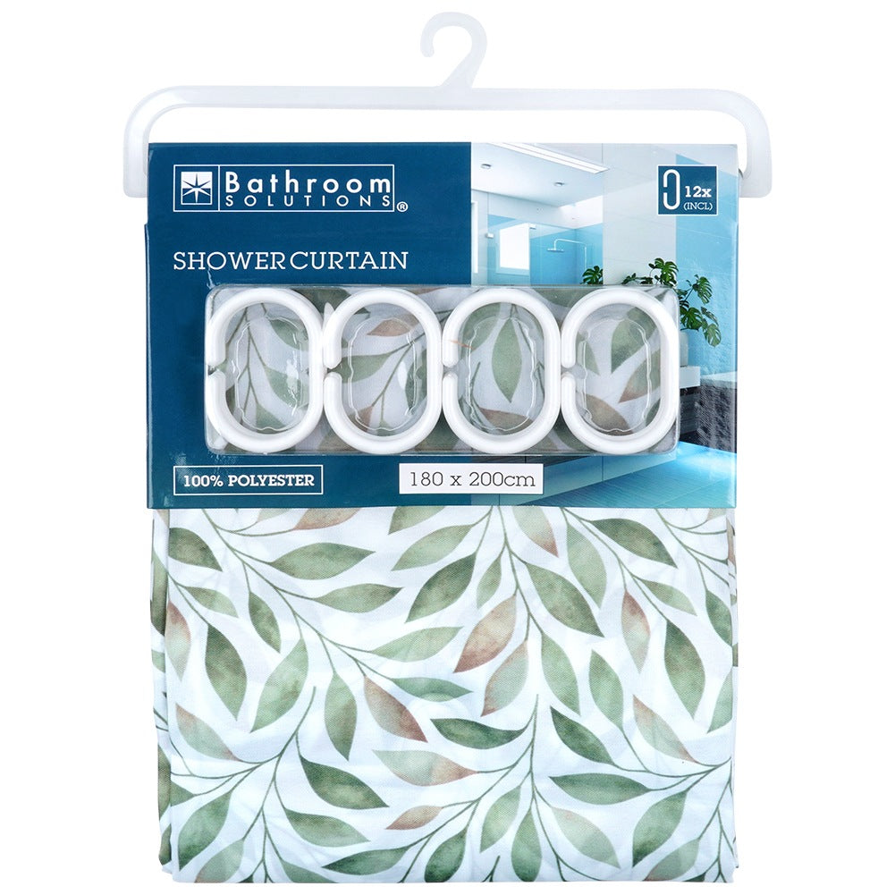 Shower curtain hooks 180x200 cm