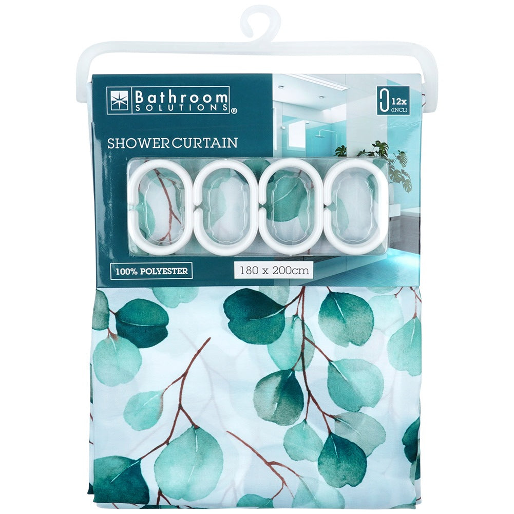 Shower curtain hooks 180x200 cm