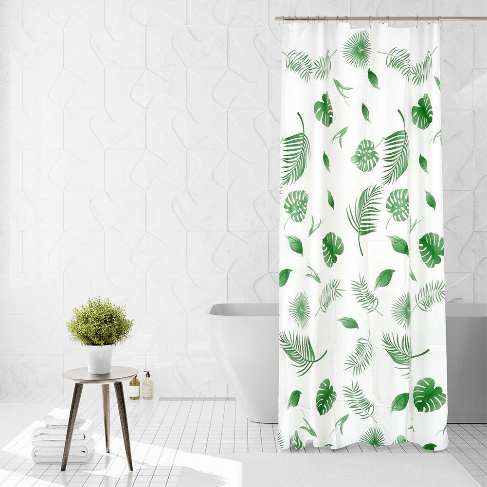 Shower curtain hooks waterproof 180x180 cm