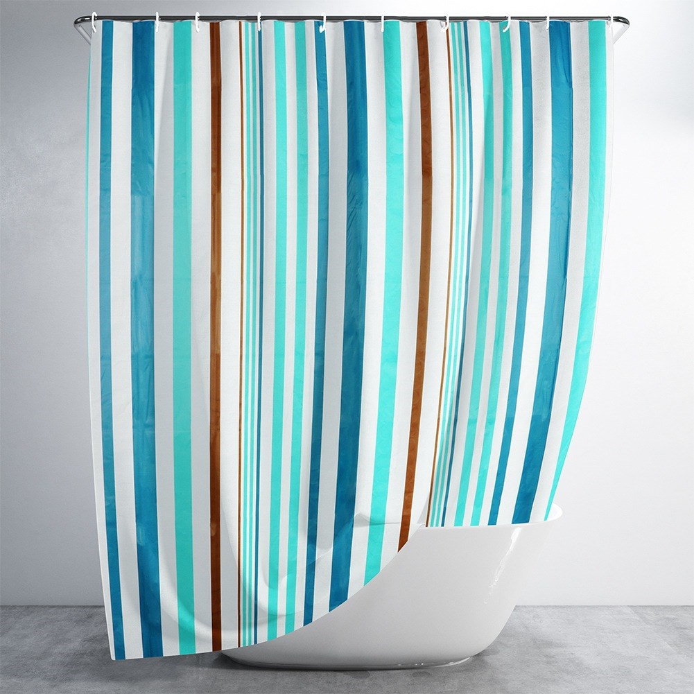 Shower curtain hooks waterproof 180x180 cm