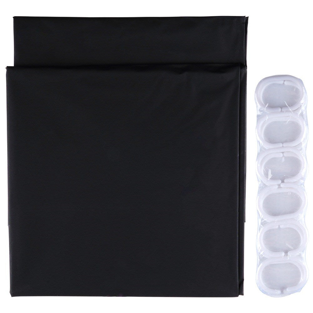 Shower curtain hooks waterproof 180x180 cm