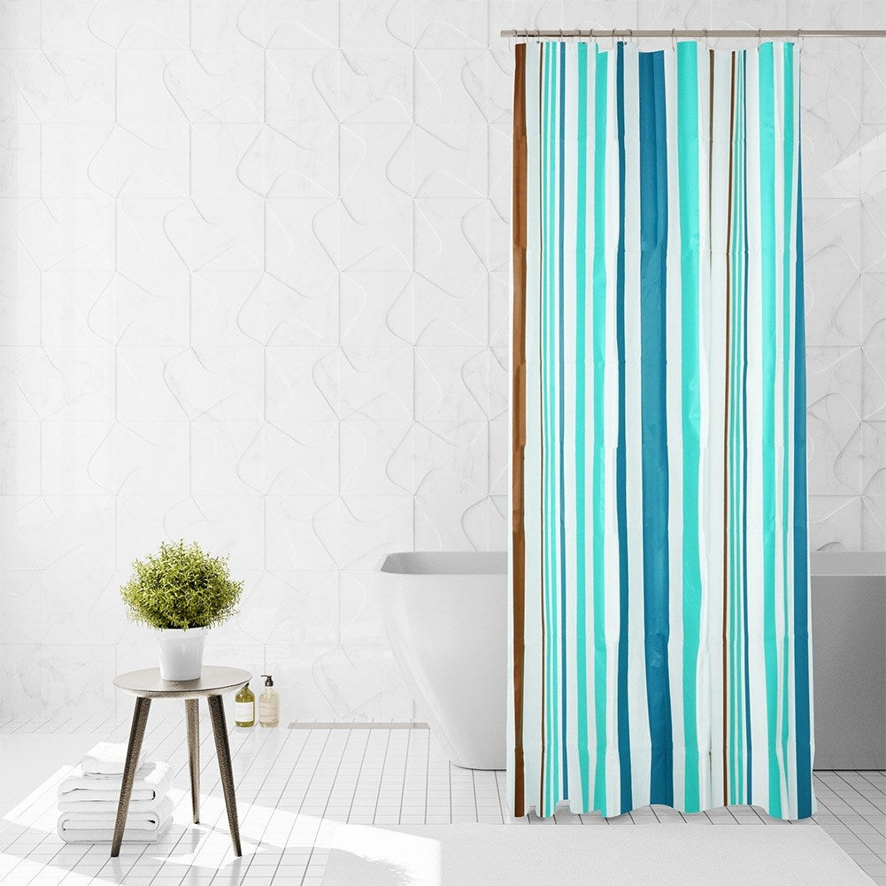 Shower curtain hooks waterproof 180x180 cm